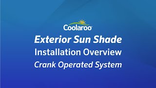 Coolaroo Install Retractable Awning Shade [upl. by Mazman]