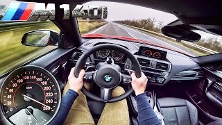 BMW M140i ACCELERATION amp TOP SPEED POV Autobahn Test Drive by AutoTopNL [upl. by Helbonnas359]