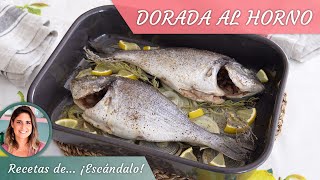 DORADAS AL HORNO con cebolla y limón ¡en su punto justo [upl. by Airam]