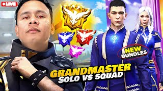 70000 Rank Score Top 1 Grandmaster Live Push with V Badge Youtubers ✌ freefire live tondegamer [upl. by Naihs]