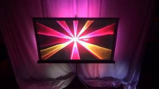 Stage Ambilight  Color response test DMX [upl. by Maite]