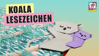 🐨 KOALA Lesezeichen falten [upl. by Armalla]