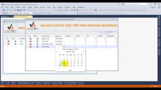 VBNET Tutorial AddEditDelete on Gridview Devexpress step by step [upl. by Laynad]