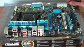 ASUS M5A99X Evo Motherboard with UEFI BIOS  Unboxing amp Look at [upl. by Meghan]