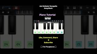 Ami Kolkatar Rosogolla Song Piano Tutorial ytshorts rdots walkband pianonote [upl. by Sivaj]