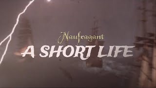 NAUFRAGANT  A Short Life OFFICIAL LYRIC VIDEO Feat Thobias Bjerlo from STORMFRUN [upl. by Nhabois]