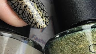 CND™ Vinylux™ and Stamping  Opulent Manicure Nail Art Design [upl. by Celinda]