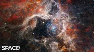 See James Webb Space Telescopes view of Tarantula Nebula in stunning 4K [upl. by Eseryt]