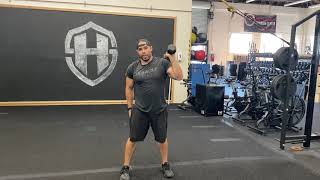 Alternating Dumbbell Hang Snatch [upl. by Janeta]