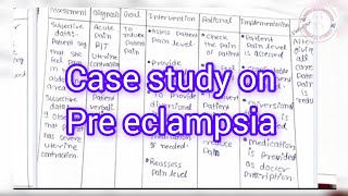 case study on pre eclampsia casestudy nursingcare preeclampsia [upl. by Ahsela]