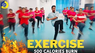 Full Body Workout  500 Calories Burn  Fitness Video Exercise  Zumba Fitness [upl. by Dang]