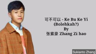 可不可以 Ke Bu Ke Yi Bolehkah  By 张紫豪 Zhang Zi Hao amp liriklyrics [upl. by Luckin]