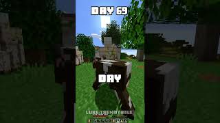 100 Days  Minecraft Shorts  Day 69 minecraft 100days [upl. by Wind]