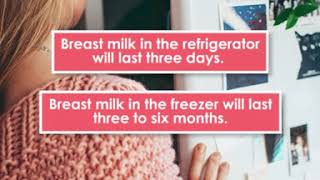 Heres A Guide to Storing and Thawing Your Breast Milk [upl. by Inavihs]