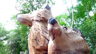 Chorleywood House Woodland Carvings [upl. by Hyozo772]