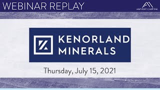 Kenorland Minerals Ltd live webinar  Thu July 15 2021 [upl. by Rip]