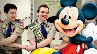 Disney Stops Boy Scout Funding Because of AntiGay Policy [upl. by Elleinwad999]