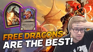 Alexstraszas Free Dragons are THE BEST  Hearthstone Battlegrounds  Savjz [upl. by Haeli505]