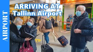 ARRIVING AT TALLINN Airport in Estonia  Lennart Meri Tallinn Airport Arrival Process [upl. by Lonnard]