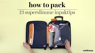 Wehkamp  How to pack  13 superslimme inpaktips [upl. by Pearle]