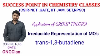 GROUP THEORY Irreducible Representation of trans13butadiene [upl. by Cooper]