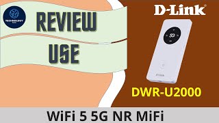 DLink DWR U2000 WiFi 5 5G NR MiFi Router  Review Unbox Setup Mobile hotspot and use [upl. by Naul325]