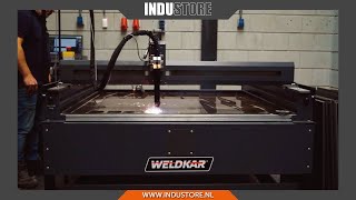 Industore CNC Plasma Snijtafel  Weldkar plasma tafel met Cebora plasmasnijder computergestuurd [upl. by Sherurd]