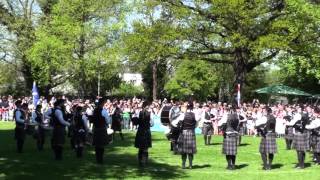 Highland Gathering Peine 2016 Grade 2 Balagan Pipe Band [upl. by Goddart404]