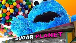 Elmos Sweet Adventure at Sugar Planet 🍭 A Candy Wonderland Tour [upl. by Ledua]