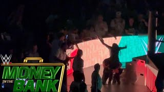 CM Punk attacks referees OFF AIR UNSEEN FOOOTAGE WWE MITB 7624 [upl. by Lyrej]