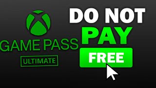 How to Get Xbox GAME PASS ULTIMATE for FREE 🔥 Xbox amp PC [upl. by Aillij]