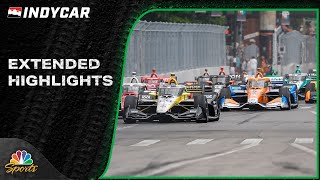 IndyCar Series EXTENDED HIGHLIGHTS Chevrolet Detroit Grand Prix  6224  Motorsports on NBC [upl. by Rape]