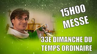 Messe en direct du 33e dimanche du temps ordinaire 2020 [upl. by Semaj]