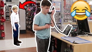 PLAYING THE YODELING KID ON THE WALMART INTERCOM [upl. by Gardel]