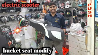 Hero electric optima cx  best bucket seat modify comfortable [upl. by Brill]