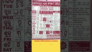 Odia Calendar 2025  Odia Kohinoor Calendar 2025 pdf download [upl. by Ayanal853]