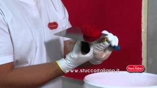 How to apply Marmorino Carrara  Carrara Venetian Polished Plaster [upl. by Naimad637]