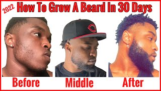 How To Grow A Beard In 30 Days  2022 Step By Step [upl. by Jodee893]