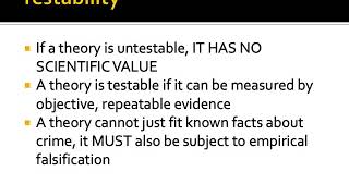 Introduction to Criminological Theory What is a Theory [upl. by Tteltrab]