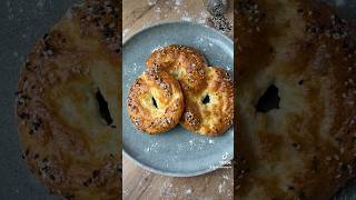 Die leckersten und einfachsten high protein Bagels 🥯✨😍 protein rezept easyrecipe bagels [upl. by Nerag255]