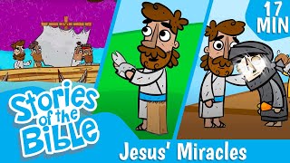 Jesus Calms the Storm  More of Jesus Miracles  Stories of the Bible [upl. by Ysle]