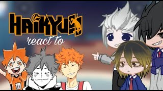 Haikyuu react to Hinata Shoyogacha reaction 23 [upl. by Sisak126]