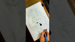 Drawing the Fiat 500  A Pencil Art Journey part1 Shorts [upl. by Ettenowtna875]