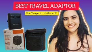 GO TRIPPIN TRAVEL ADAPTOR  BEST TRAVEL ADAPTOR  TRAVEL ESSENTIAL  INDIA amp INTERNATIONAL [upl. by Donell841]