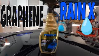 RAIN X PRO Graphene Spray Wax GRAPHENE Shield Technology VERSUS 303 Graphene Spray Coating [upl. by Weissmann194]