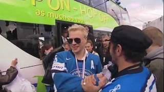 Finland celebrates Ice Hockey World Championship 2011  Part 1 [upl. by Wohlert291]