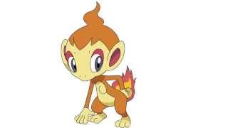 Pokemon Cries  Chimchar  Monferno  Infernape [upl. by Alletse31]