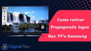 Como retirar propaganda logos da TV Samsung Led  Modo loja nas TVs Samsung UN32j4300AG [upl. by Henricks]