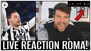 NON CI CREDO Ho sfidato la Juventus E HO PERSO  Live Reaction Roma Juventus 34 DE SCIGLIO GOL [upl. by Ayeki]