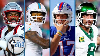 Rich Eisen’s Pick to Win the AFC East Is…  The Rich Eisen Show [upl. by Oetomit519]